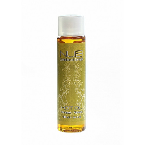 NUEI - HOT OIL - Varmende Massasjeolje - Karamell - 100ml