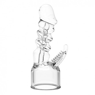 Power Head - super dong tilbehør til massasjestav - Massasjestavhode - Transparent