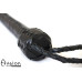Avalon - DRAKE - Kort Bullwhip med Dobbel Snert - Svart
