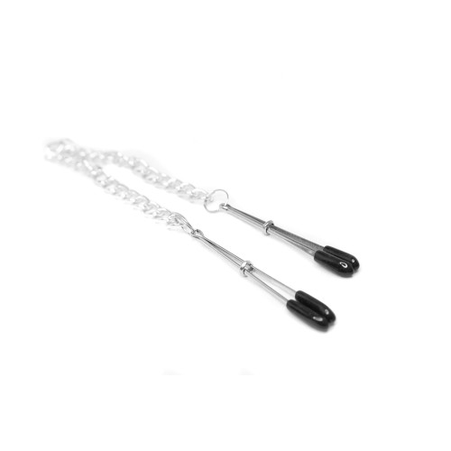 BQS - Lange justerbare brystklyper med kjetting BQS - Lange justerbare brystklyper med kjetting