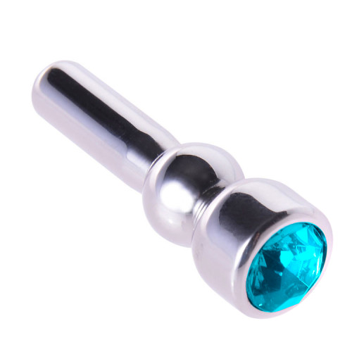 BQS - Penisplugg med Blå Krystall BQS - Penisplugg med Blå Krystall