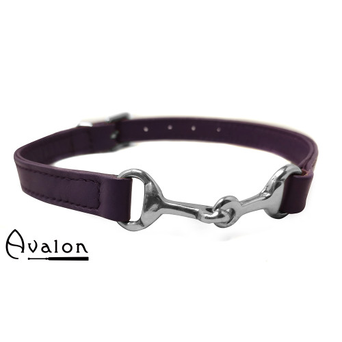 Avalon - Bit - Lilla Collar med sølvfarget bitt Avalon - Bit - Lilla Collar med sølvfarget bitt