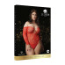 Le Desir - Wonder Rhinestone - Tettsittende Rød Body - Queen Size XL-3XL Le Desir - Wonder Rhinestone - Tettsittende Rød Body - Queen Size XL-3XL