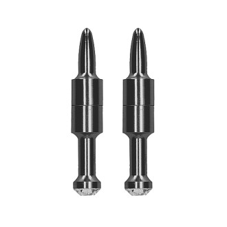 Ouch! Magnetic Nipple Clamp - Diamant Pin - Sølv