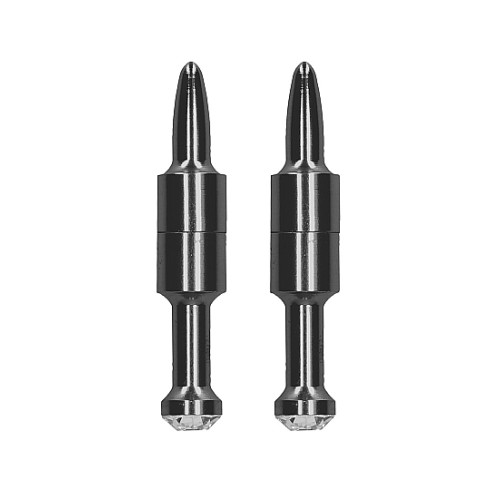 Ouch! Magnetic Nipple Clamp - Diamant Pin - Sølv