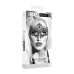 Ouch! Black & White - Queen maskerademaske med Blonder - Sort Ouch! Black & White - Queen maskerademaske med Blonder - Sort