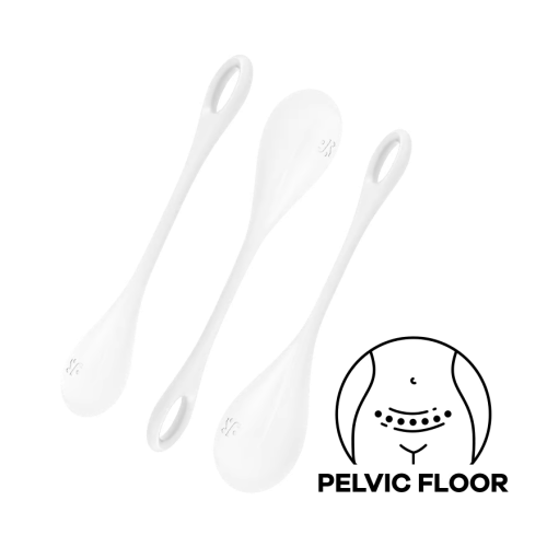 Satisfyer - Yoni Power 1 - Vaginakule Sett - Hvit