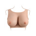 GENDER X - Breast Plate E-Cup - Bryst protese - Lys hudfarge