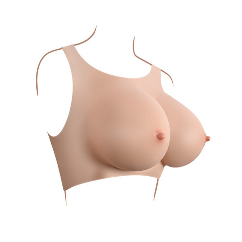 GENDER X - Breast Plate E-Cup - Bryst protese - Lys hudfarge