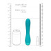 Loveline - Smooth Silicone G-punkt Vibrator - Turkis Loveline - Smooth Silicone G-punkt Vibrator - Turkis