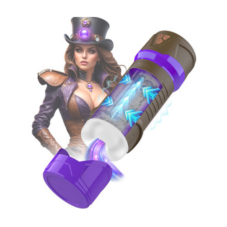 Masturs - Misty Steam Mistress - AR Masturbator med Vibrasjoner, Sugeeffekt og Squeezing