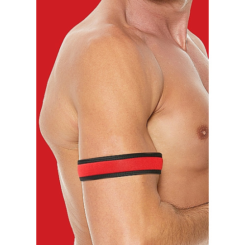 Ouch! Puppy Play - Armbånd av Neoprene - Rødt Ouch! Puppy Play - Armbånd av Neoprene - Rødt