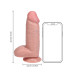 Realrock - Tykk Dildo - 20,3 cm - Lys hudfarge