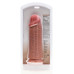 Realrock - Ekstra Tykk Dildo uten pung - 25,4 cm - Lys hudfarge