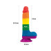 Love Toy - Prider - Pride Dildo med Pung og Sugekopp