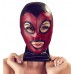 Bad Kitty - Sort og rød maske med røffe detaljer