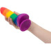 Addiction - Justin Rainbow Silicon Dildo Kun 1 igjen! Siste sjangse 