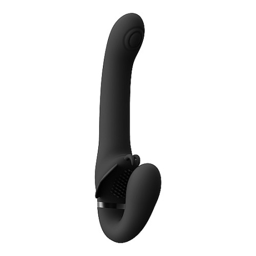 VIVE - Satu  - Stroppeløs strap-on med klitorisvibrator - Sort