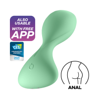 Satisfyer - Trendsetter - Buttplug med APP - Lys Grønn
