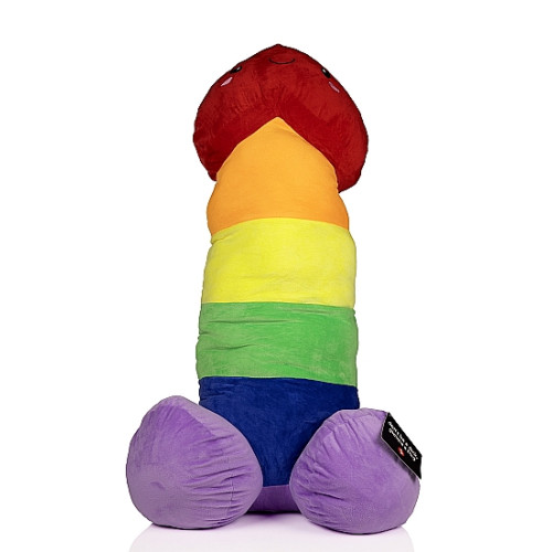 Penis Plushie - Pride Penis Kosebamse - 100 cm Penis Plushie - Pride Penis Kosebamse - 100 cm