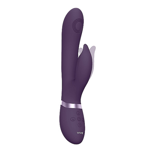 VIVE - Aimi - Rabbitvibrator med Pulserende G-punkt stimulering og Rotasjoner - Lilla VIVE - Aimi - Rabbitvibrator med Pulserende G-punkt stimulering og Rotasjoner - Lilla