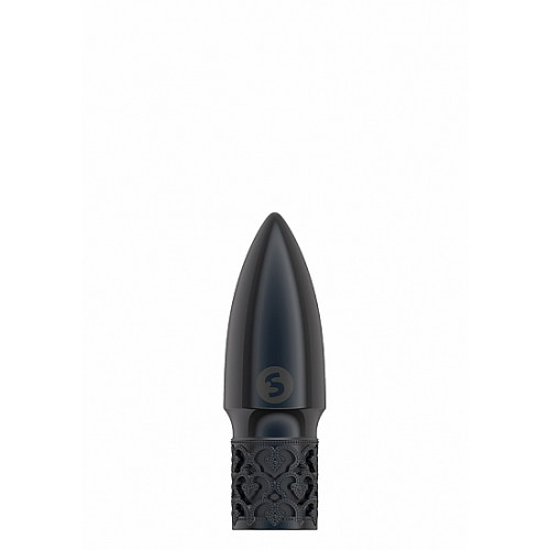 Royal Gems - Glitter - Oppladbar Bulletvibrator - Sort