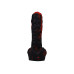 Tendril Thruster - Mini Fuck Machine - Thrusting dildo - Blå/sort Tentakkel