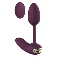 Dreamtoys - Essentials - Trusevibrator med egg og fjernkontroll - Lilla 