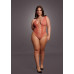 Le Desir - Frekk Body av Netting - Queen Size 2XL-5XL - Rød