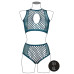 Le Desir - Key-Hole Fishnet Undertøysett - XS-XL - Blå