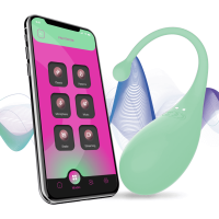 Adrien Lastic - Palpitation - Vibrerende Egg med APP Mint grønn