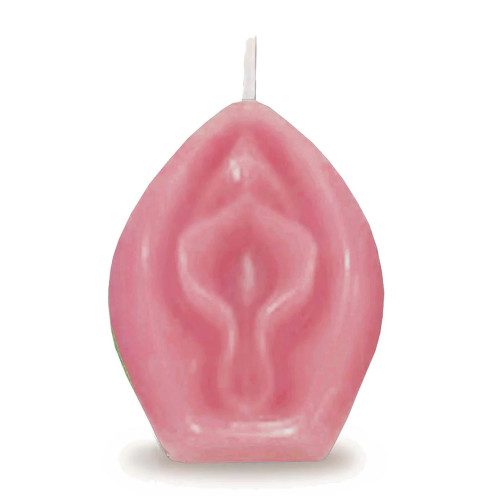Eden’s Candle - Vaniljeduft lys - Vaginaformet - Rosa