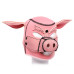 Pink Pig - Neopren Maske - Grisemaske