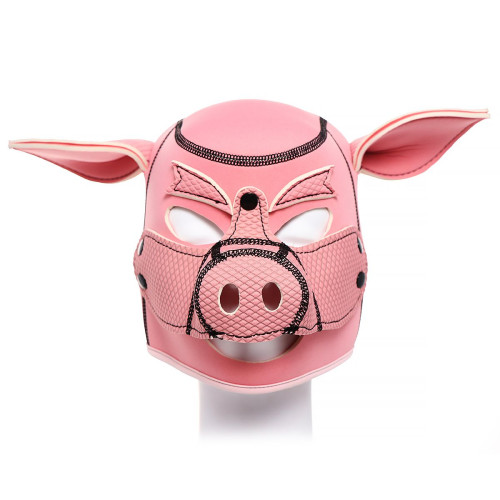 Pink Pig - Neopren Maske - Grisemaske
