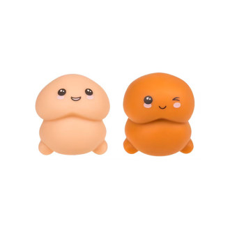 Stretch Willy - klem penis fyllt med sand - Tilfeldig farge 