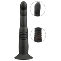 Couples Choice - G og P-spot thrusting vibrator - sort 