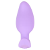 Cuties - Mini buttplugg med vibrasjon - Lilla 