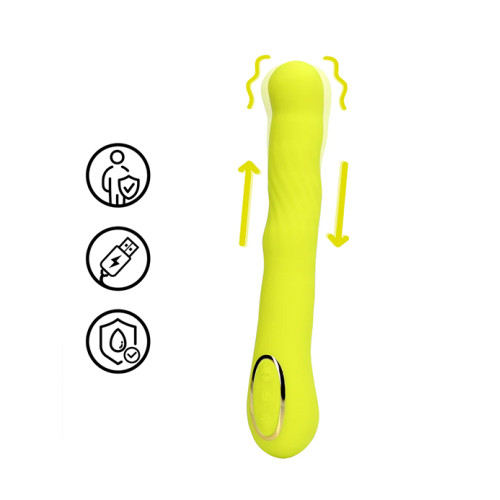 Loveline - Wiggle g-punkt vibrator - Lime Loveline - Wiggle g-punkt vibrator - Lime