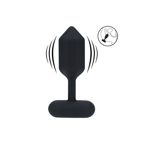 Levelz - 3 - Hexagonformet buttplugg med vibrasjon - Large