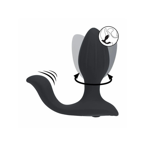  Levelz - 3 - Buttplugg med vibrasjon og rotasjon 