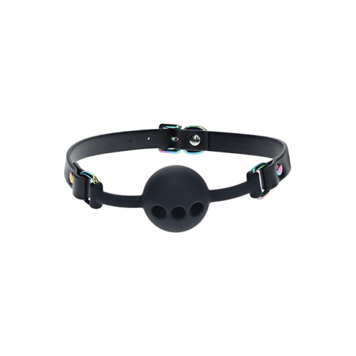 Ouch! Venice - Ballgag med pustehull - Sort Ouch! Venice - Ballgag med pustehull - Sort