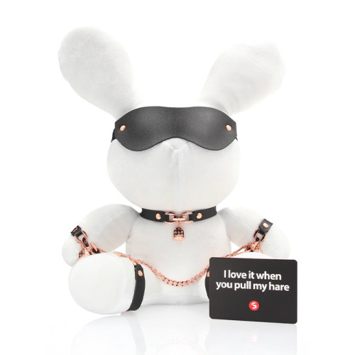 S-line - Bondage Rabbit Bamse - Large - Hvit og Sort S-line - Bondage Rabbit Bamse - Large - Hvit og Sort