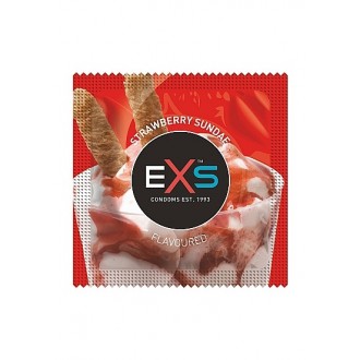 EXS - Kondom med jordbær smak  - 1 stk