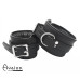 Avalon - ALCHEMY - Polstrede Fotcuffs - Sort Avalon - ALCHEMY - Polstrede Fotcuffs - Sort